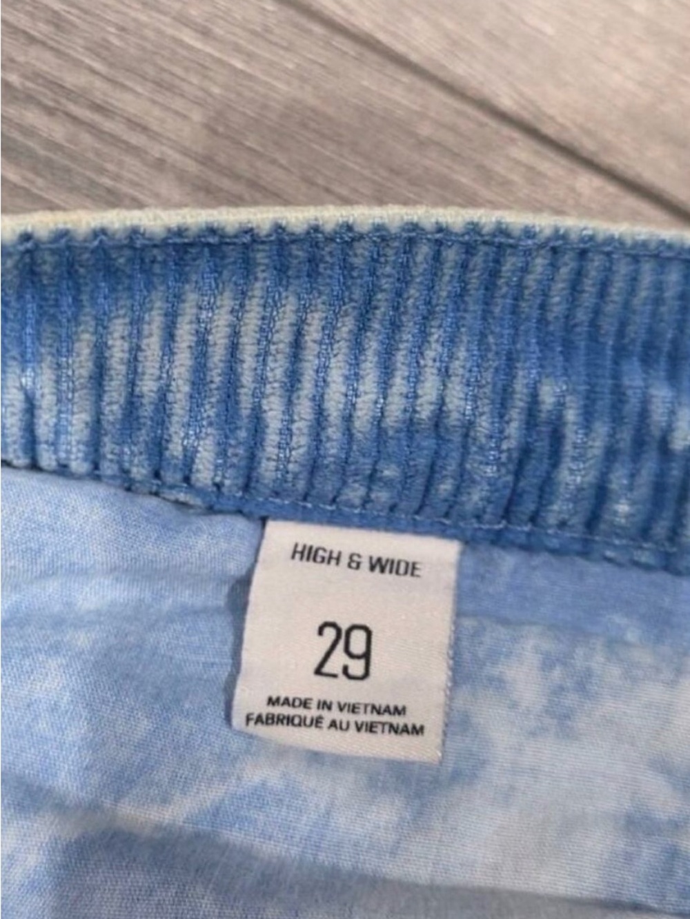 BDG High and wide Corduroy pants - Light Blue - Picture 7 of 9